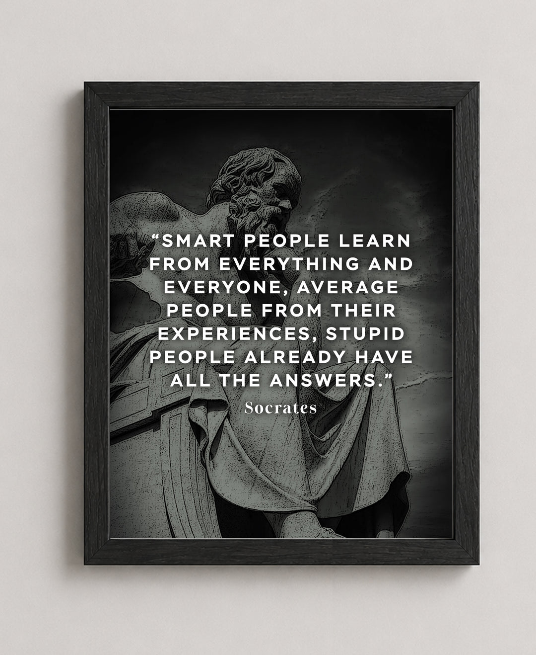 Socrates Inspirational Wall Art