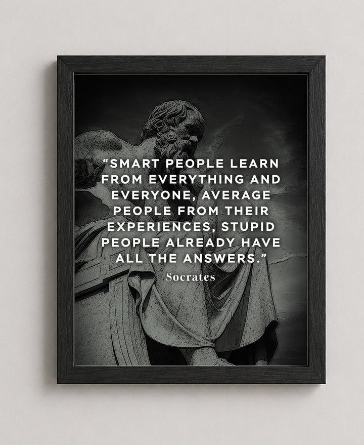 Socrates Inspirational Wall Art