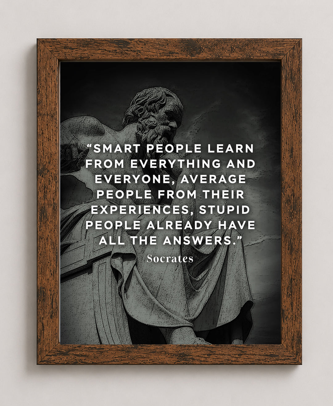 Socrates Inspirational Wall Art