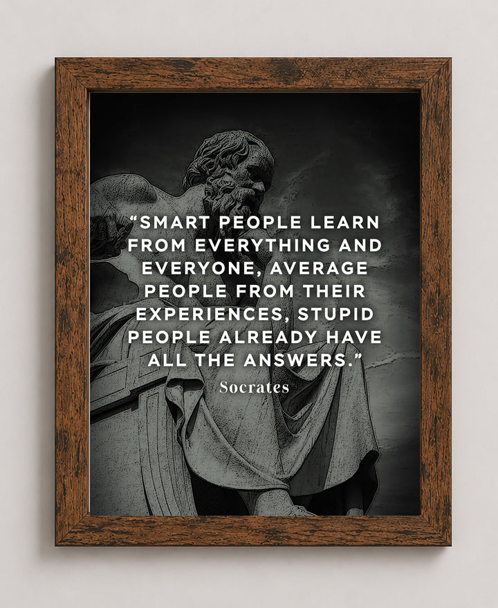 Socrates Inspirational Wall Art