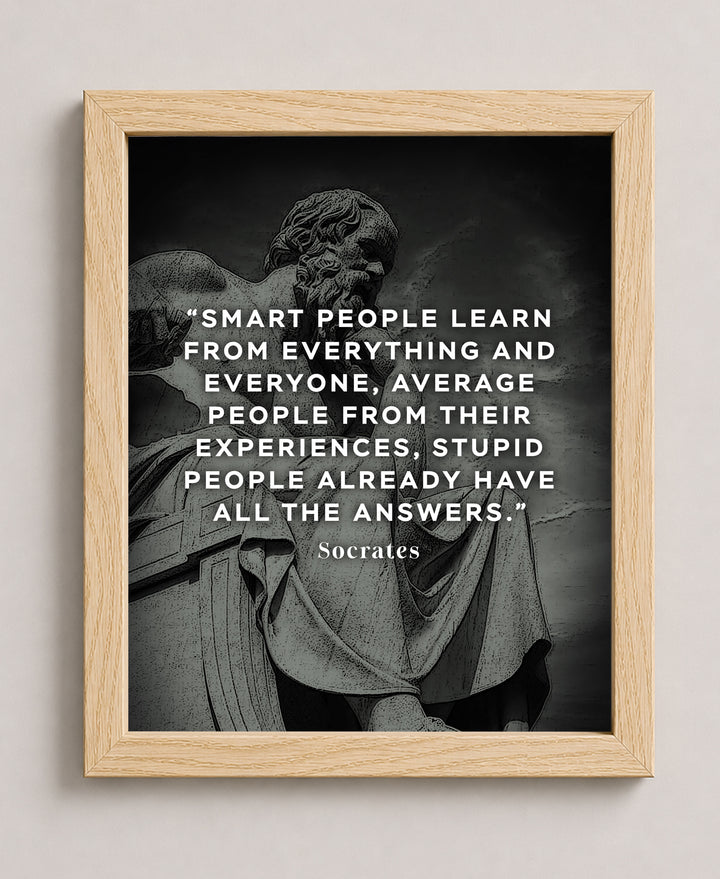 Socrates Inspirational Wall Art