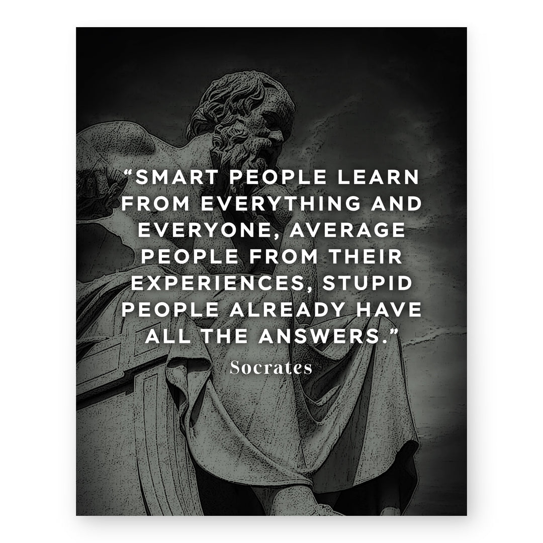 Socrates Inspirational Wall Art