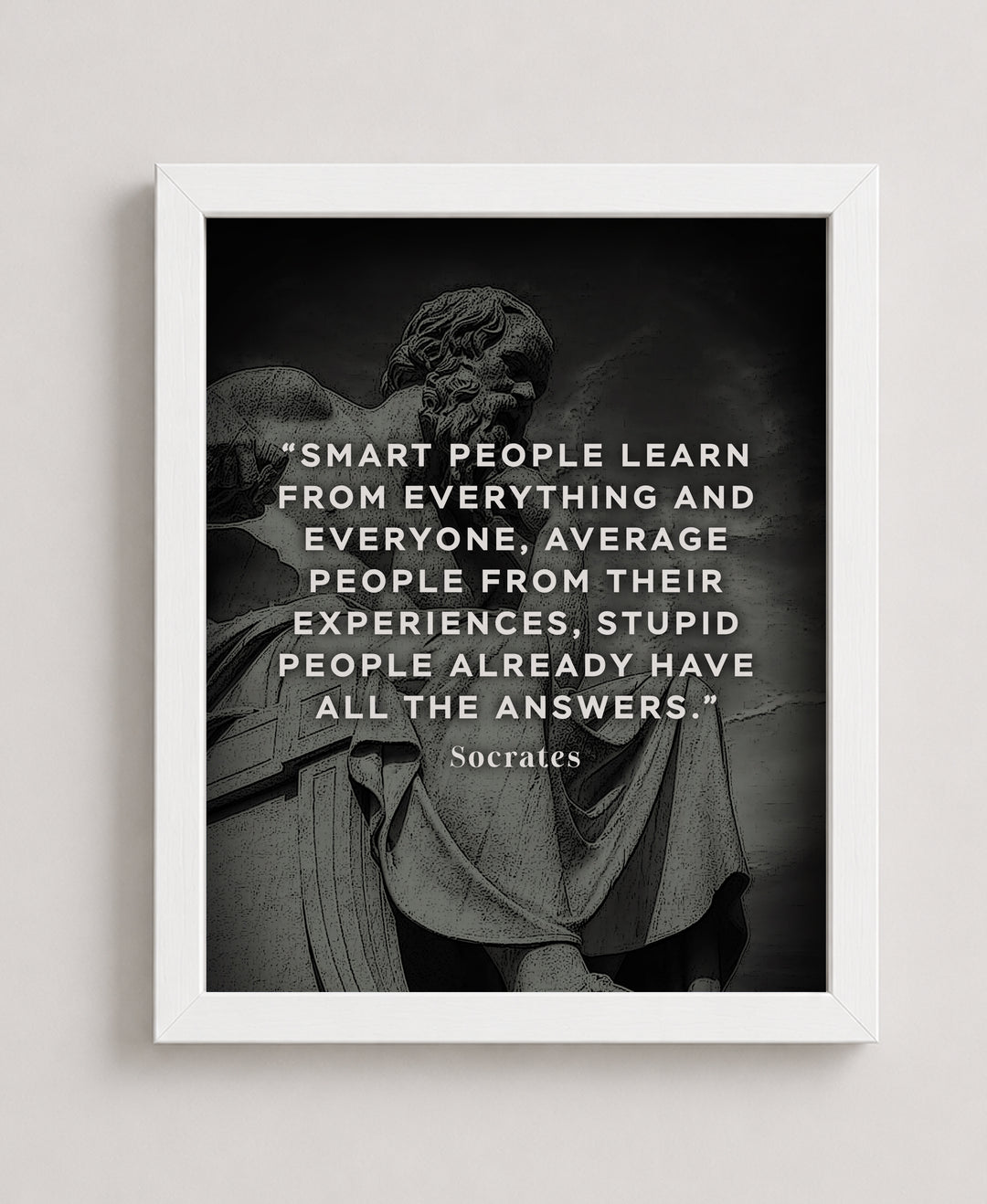Socrates Inspirational Wall Art
