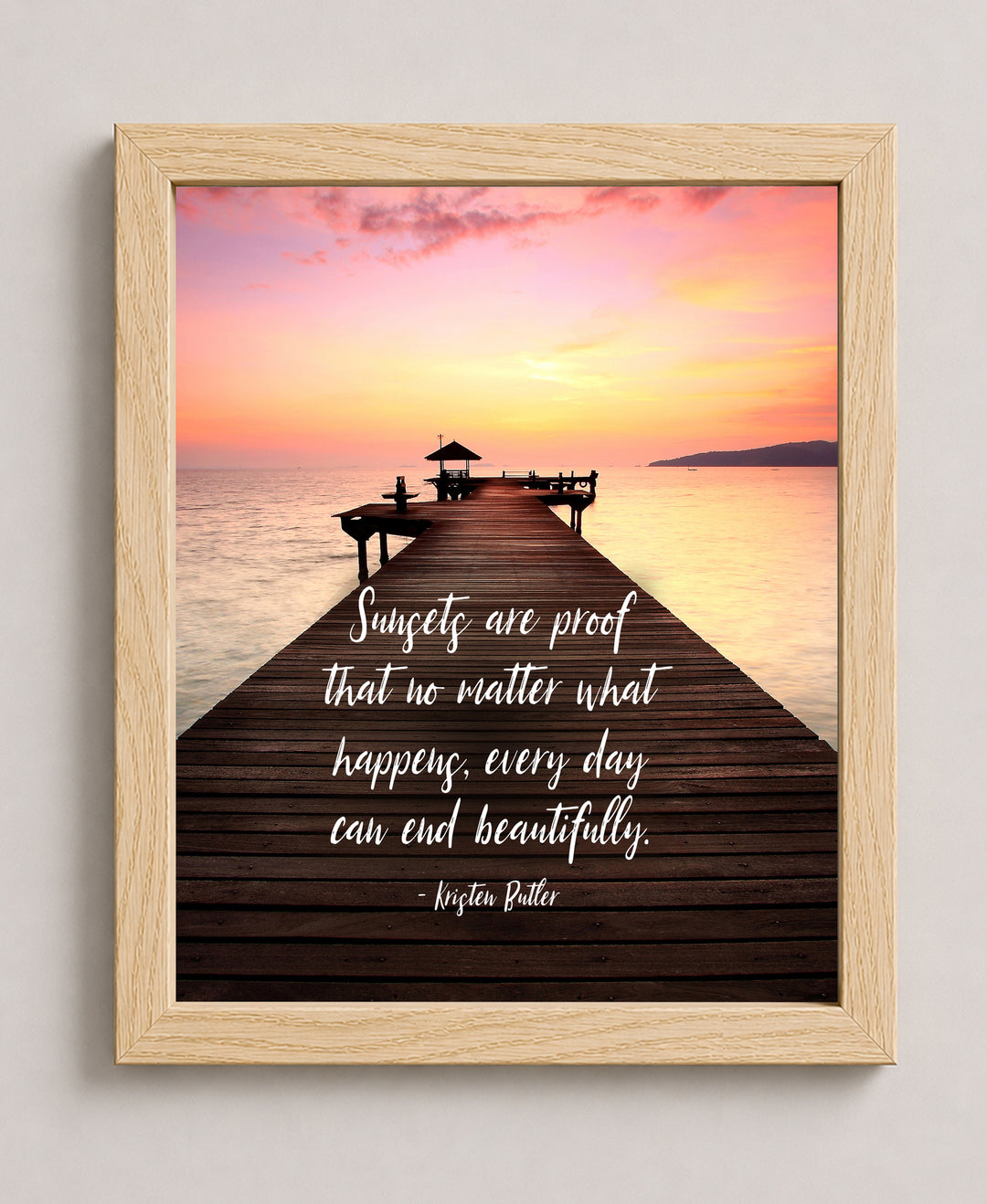 Ocean Dock Sunset &