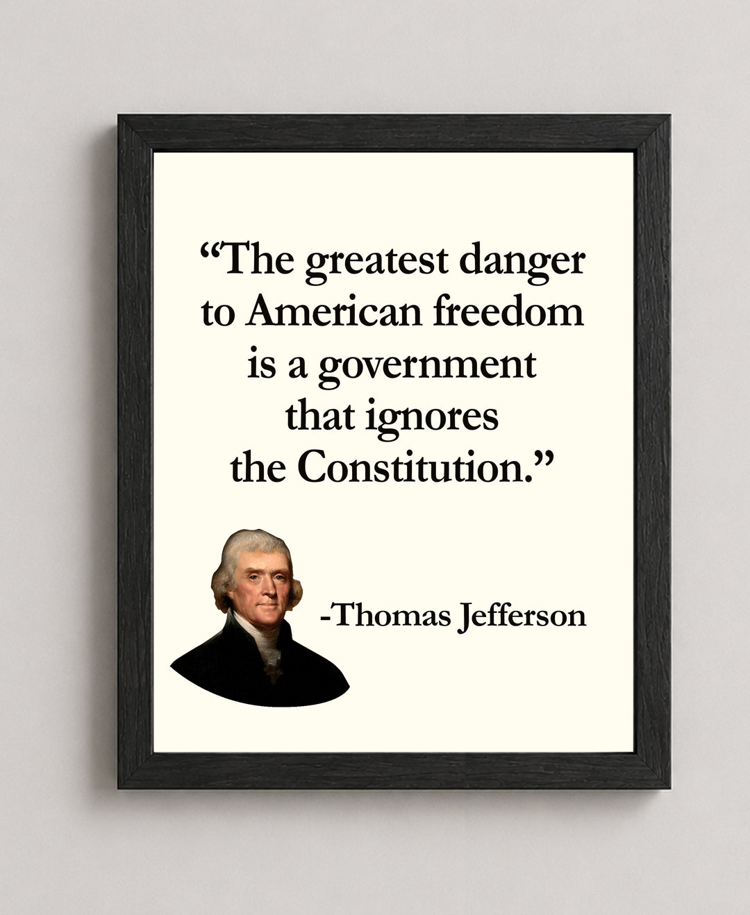 The Greatest Danger Patriotic Wall Art