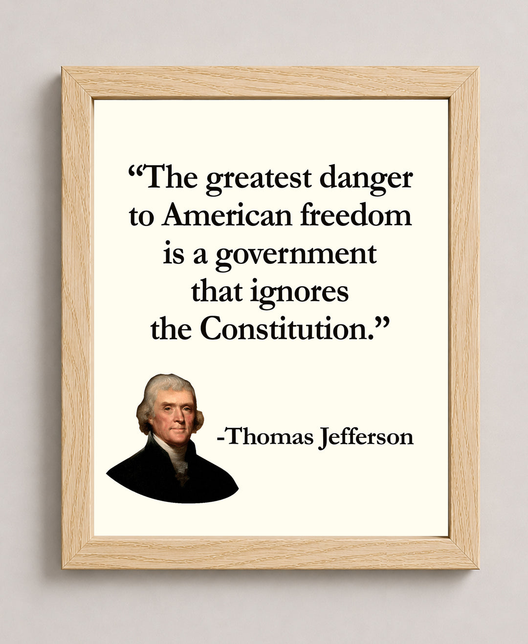 The Greatest Danger Patriotic Wall Art