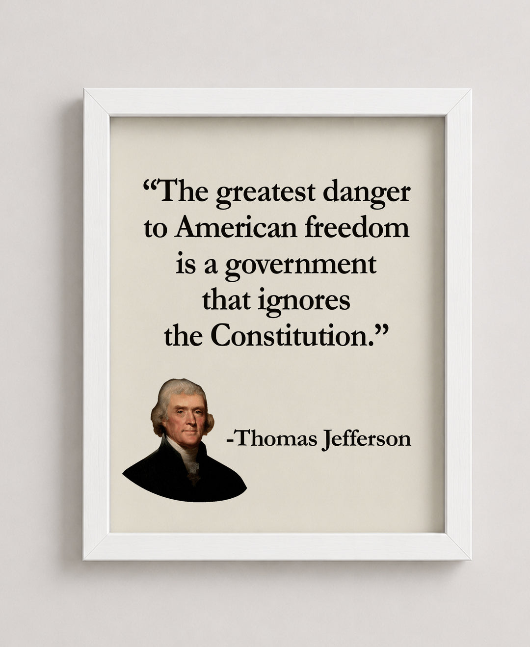 The Greatest Danger Patriotic Wall Art