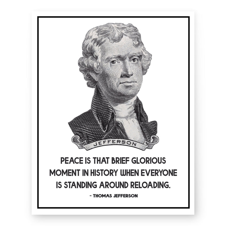 Thomas Jefferson Quote Vintage Patriotic Wall Art