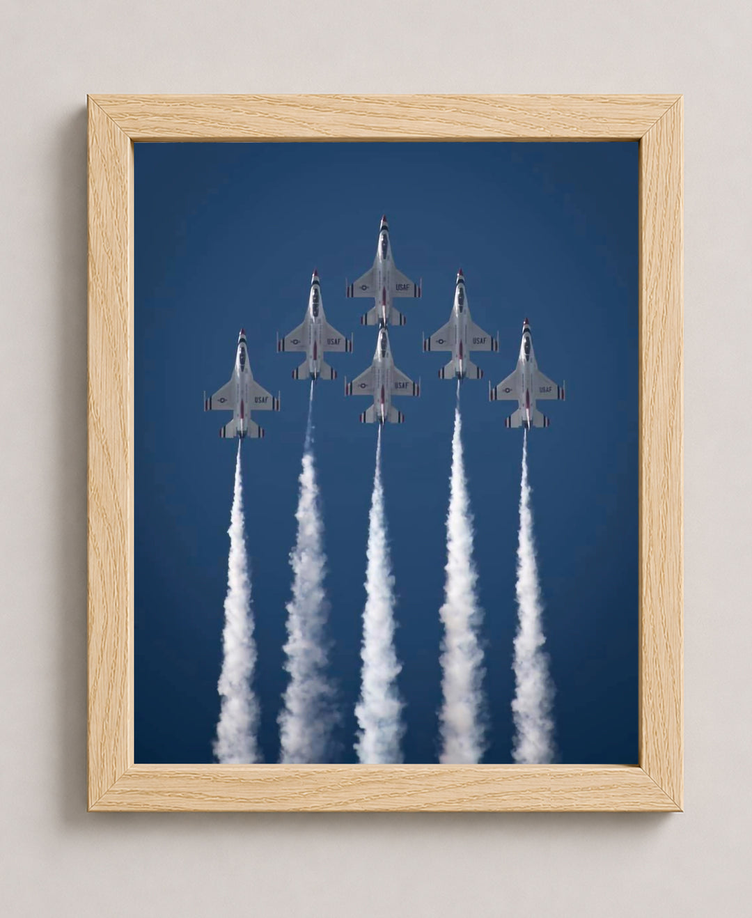 US Air Force Thunderbirds Fighter Jets Inspirational Wall Art