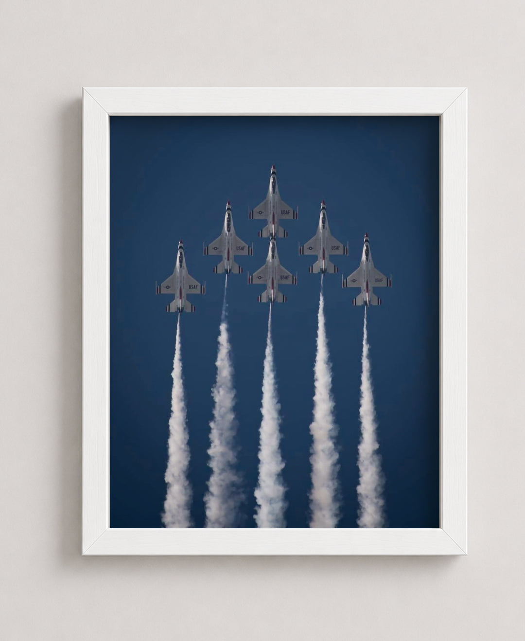 US Air Force Thunderbirds Fighter Jets Inspirational Wall Art