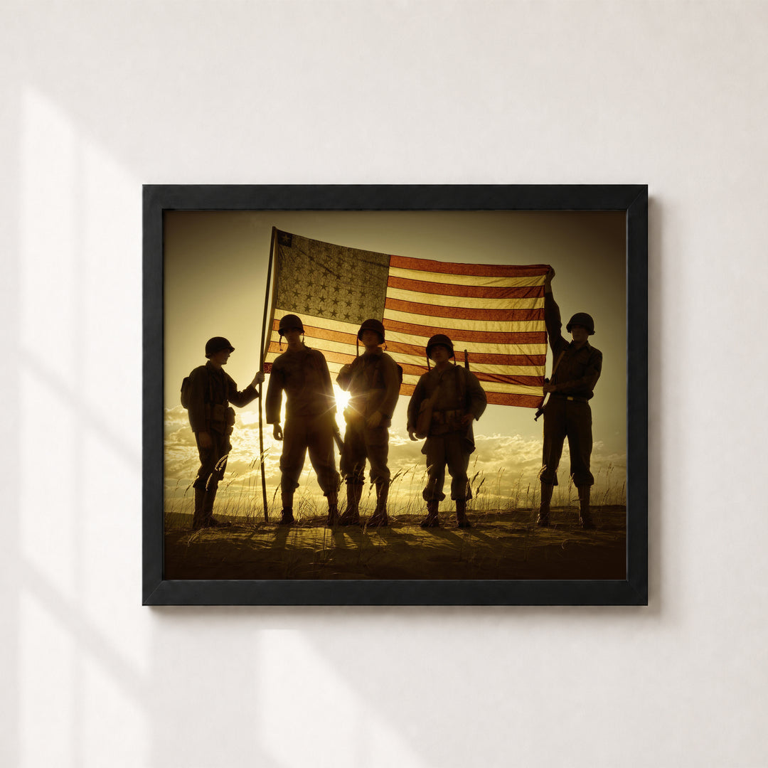 USA Freedom Patriotic Wall Art