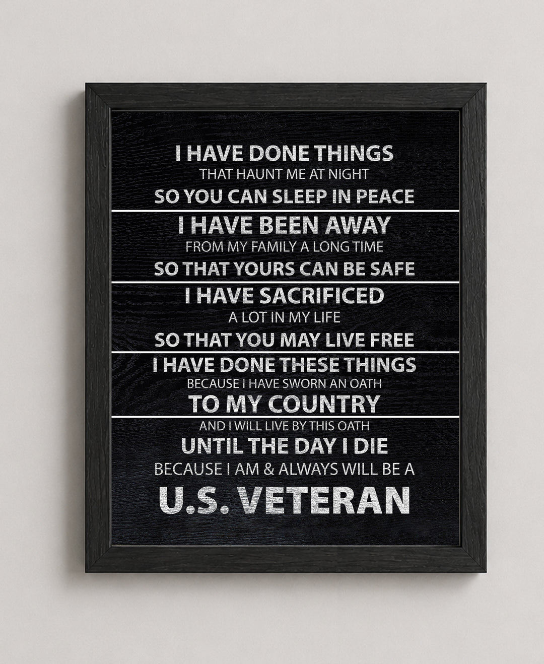 I Am &amp; Always Will Be A US Military Wall Art