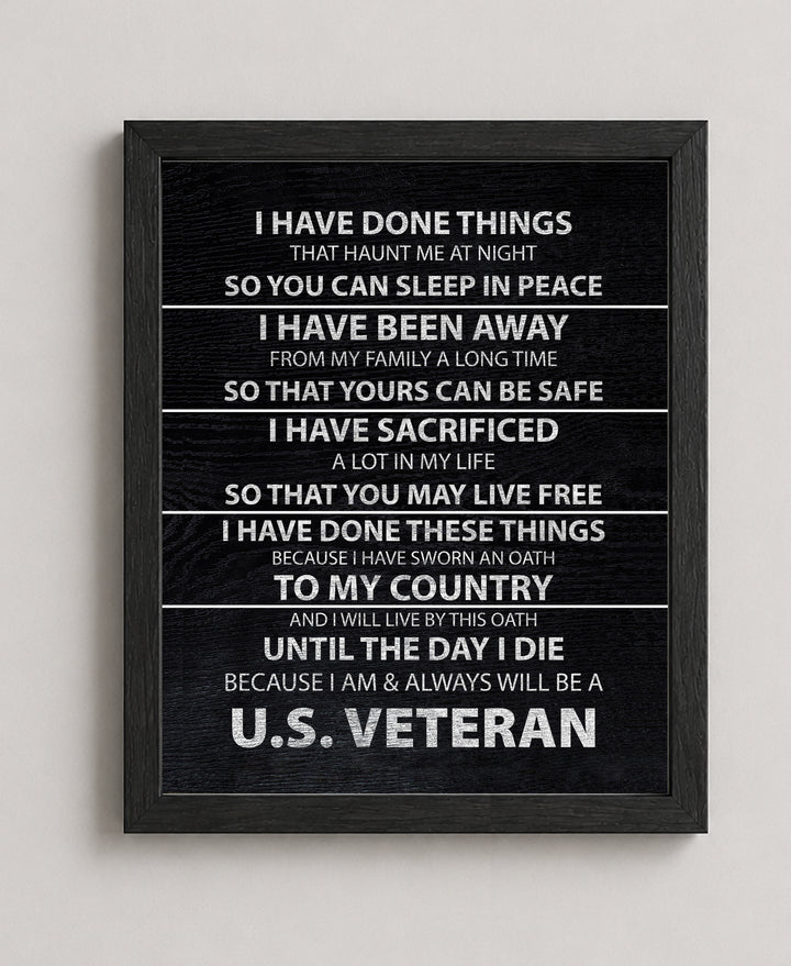 I Am &amp; Always Will Be A US Military Wall Art