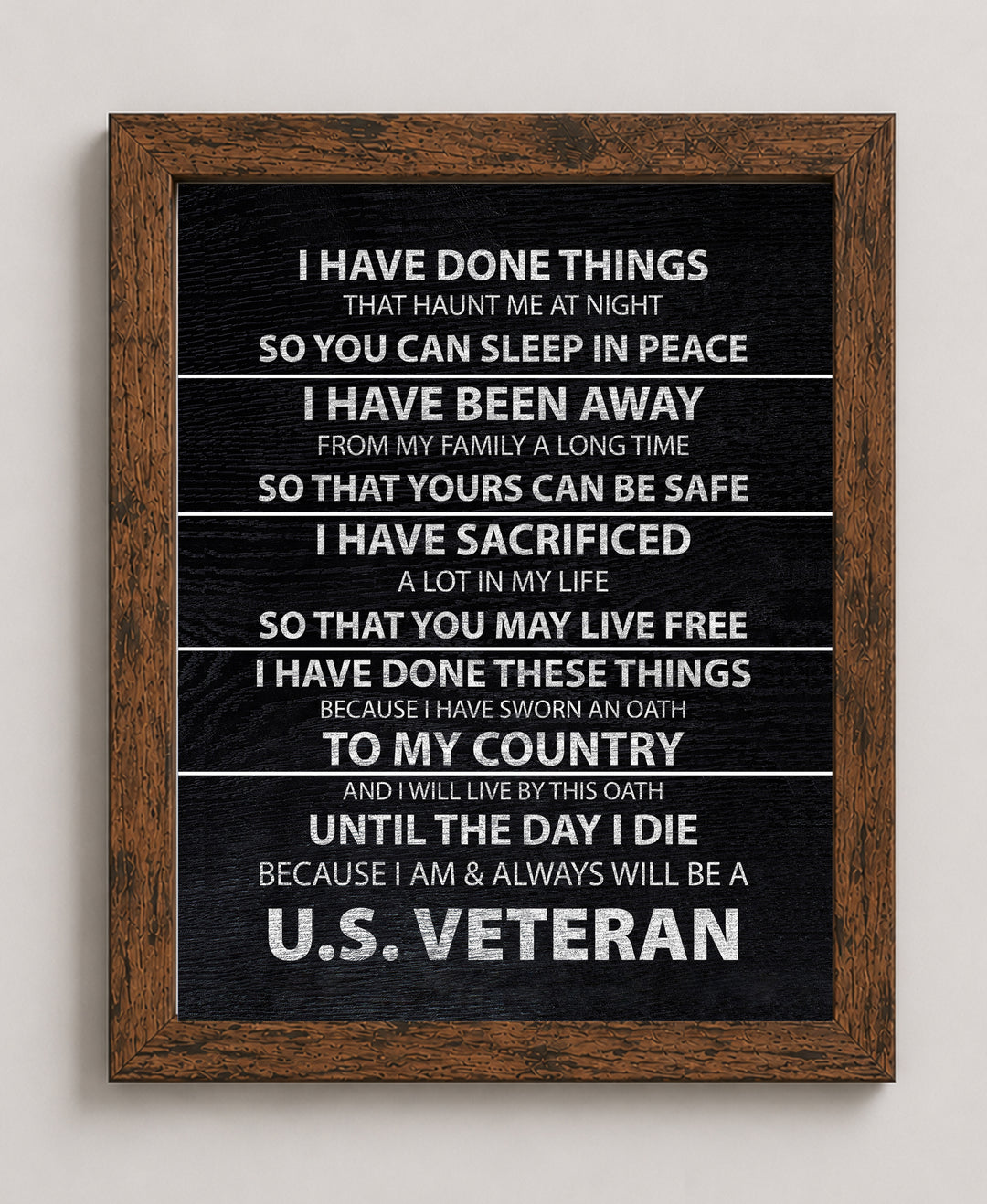 I Am &amp; Always Will Be A US Military Wall Art