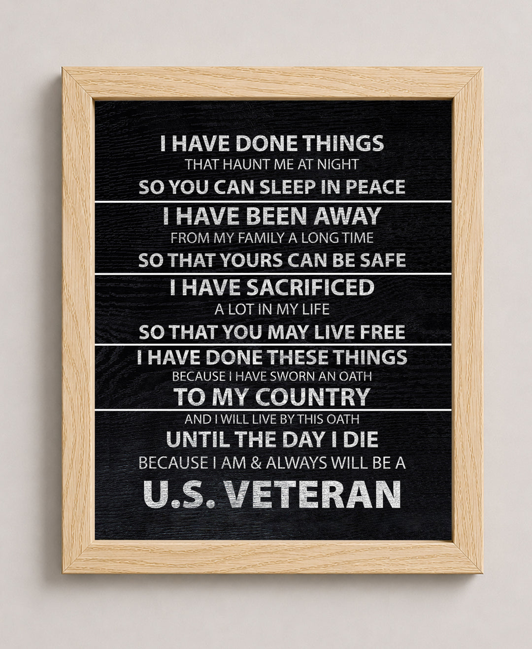 I Am &amp; Always Will Be A US Military Wall Art