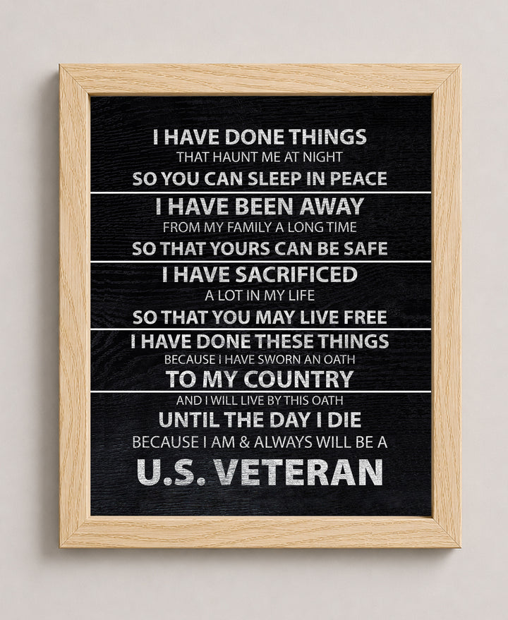 I Am &amp; Always Will Be A US Military Wall Art