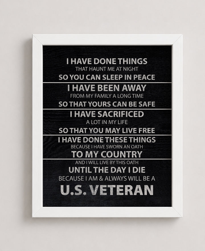 I Am &amp; Always Will Be A US Military Wall Art