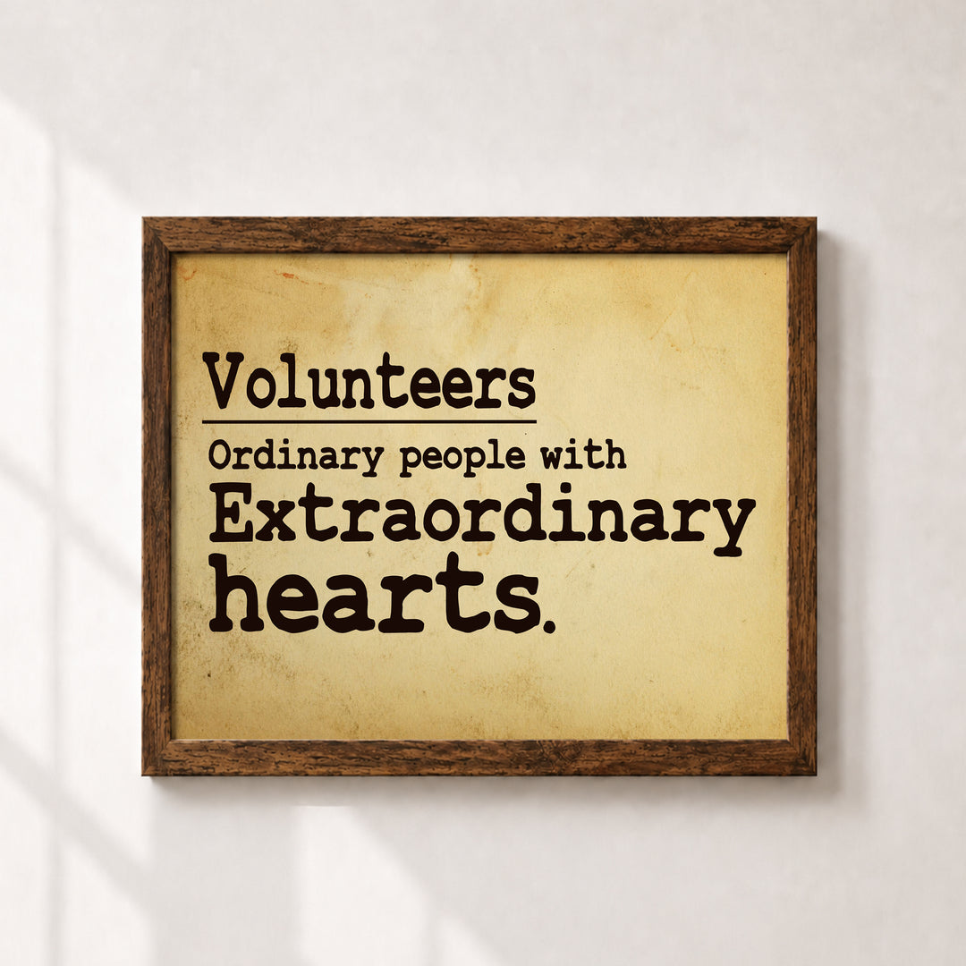 Ordinary People Inspirational Wall Art