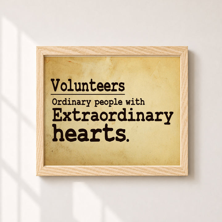 Ordinary People Inspirational Wall Art