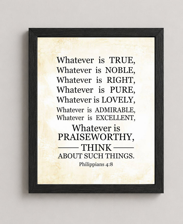 Philippians 4 8 &