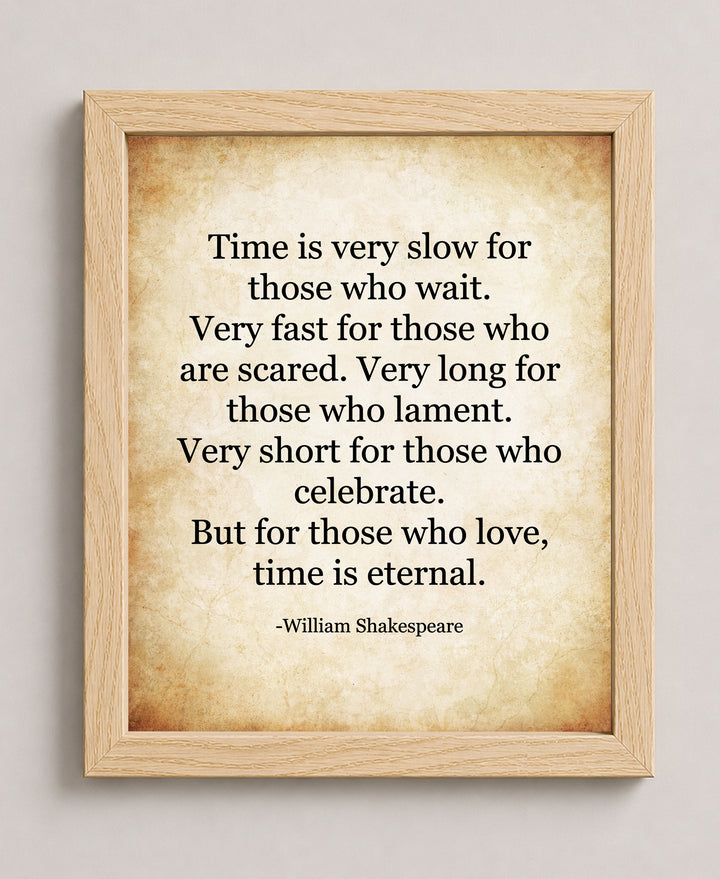 William Shakespeare Literary Icon Inspirational Wall Art