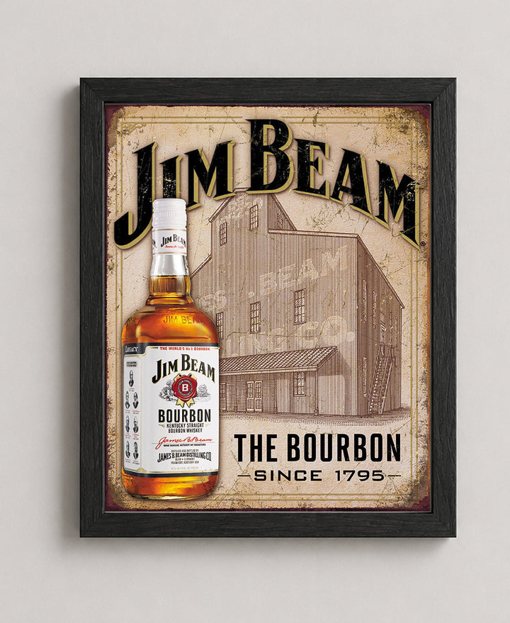 Distressed Whiskey Label Inspirational Wall Art
