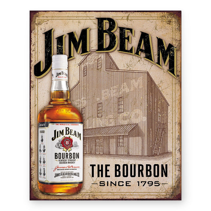 Distressed Whiskey Label Inspirational Wall Art