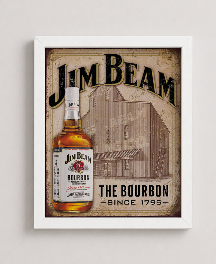 Distressed Whiskey Label Inspirational Wall Art