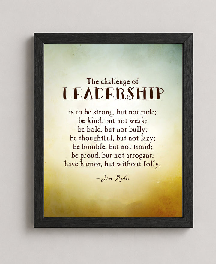 Leadership Inspirational Wall Art