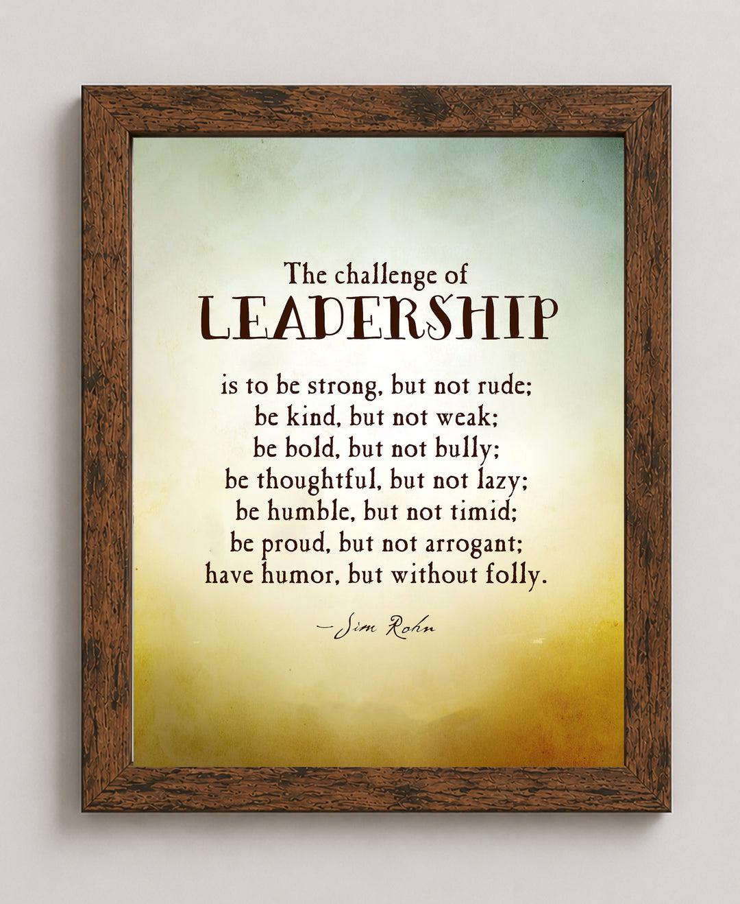 Leadership Inspirational Wall Art