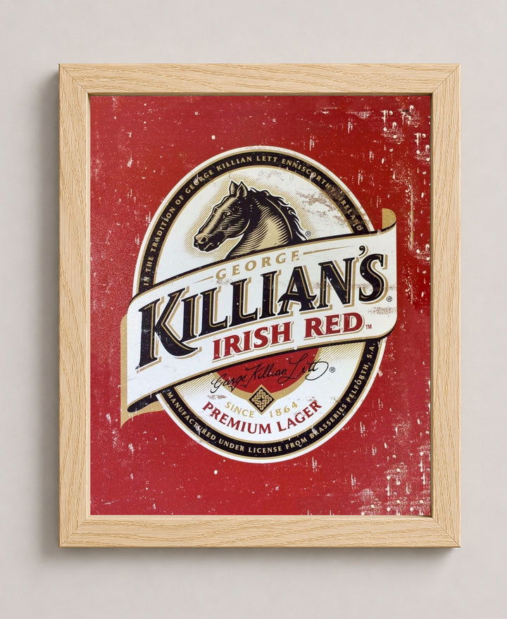 Vintage Irish Red Lager Inspirational Wall Art