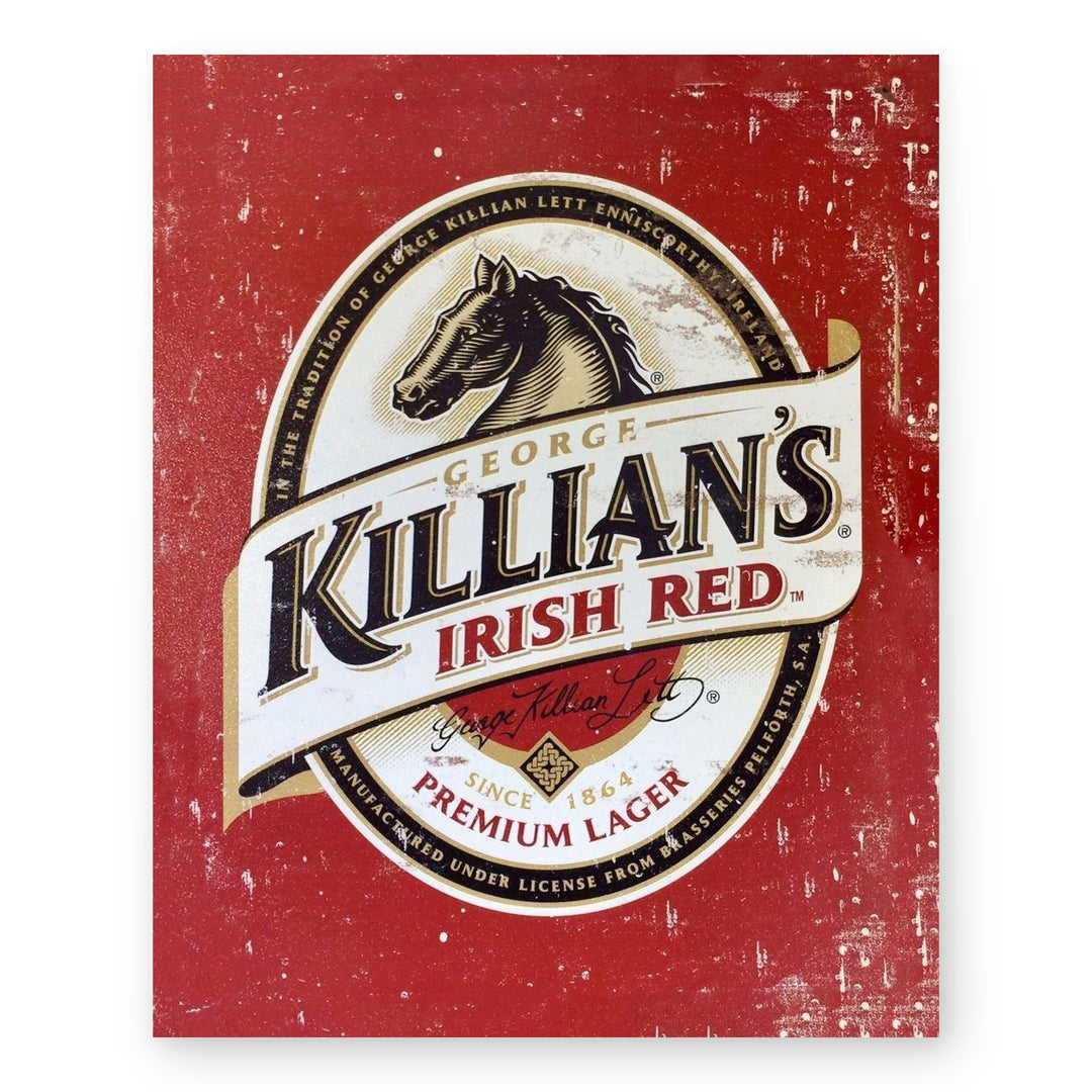 Vintage Irish Red Lager Inspirational Wall Art