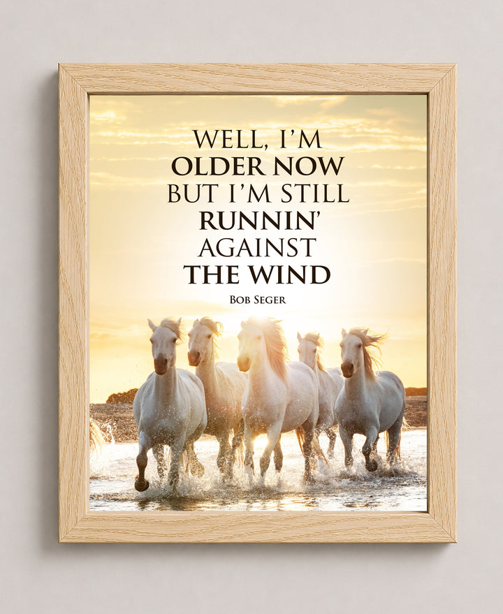 Still Runnin Against The Wind Music Wall Art