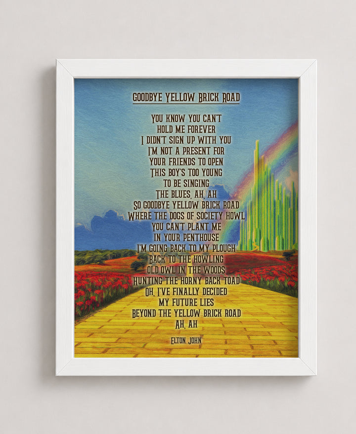 Retro Glam Rock Music Wall Art