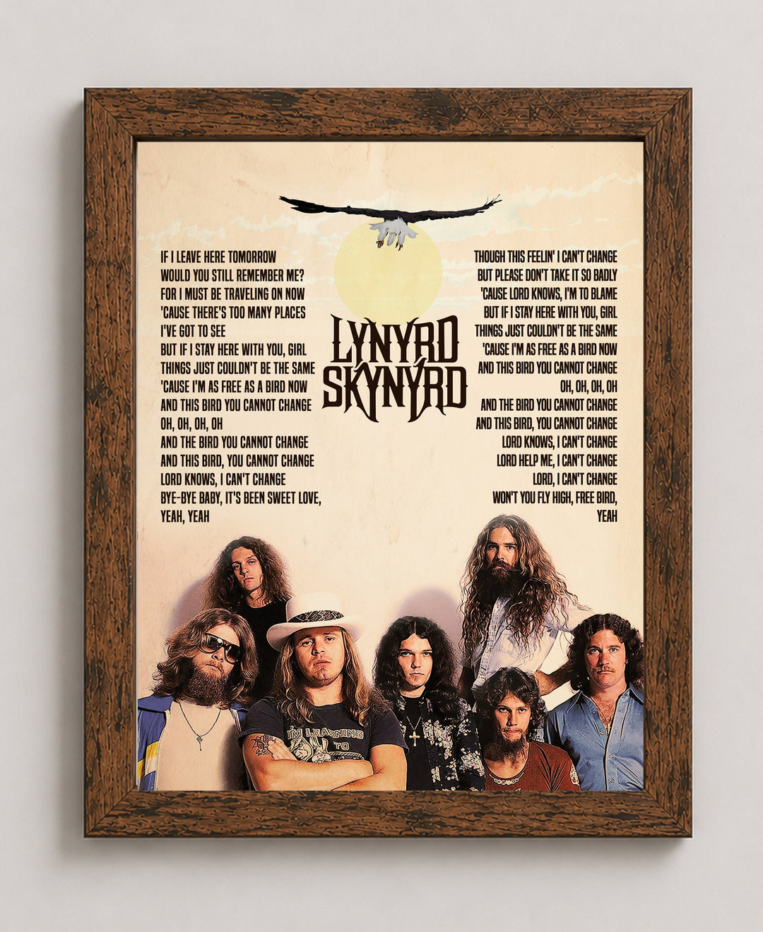 Free Bird Lynyrd Skynyrd Music Wall Art