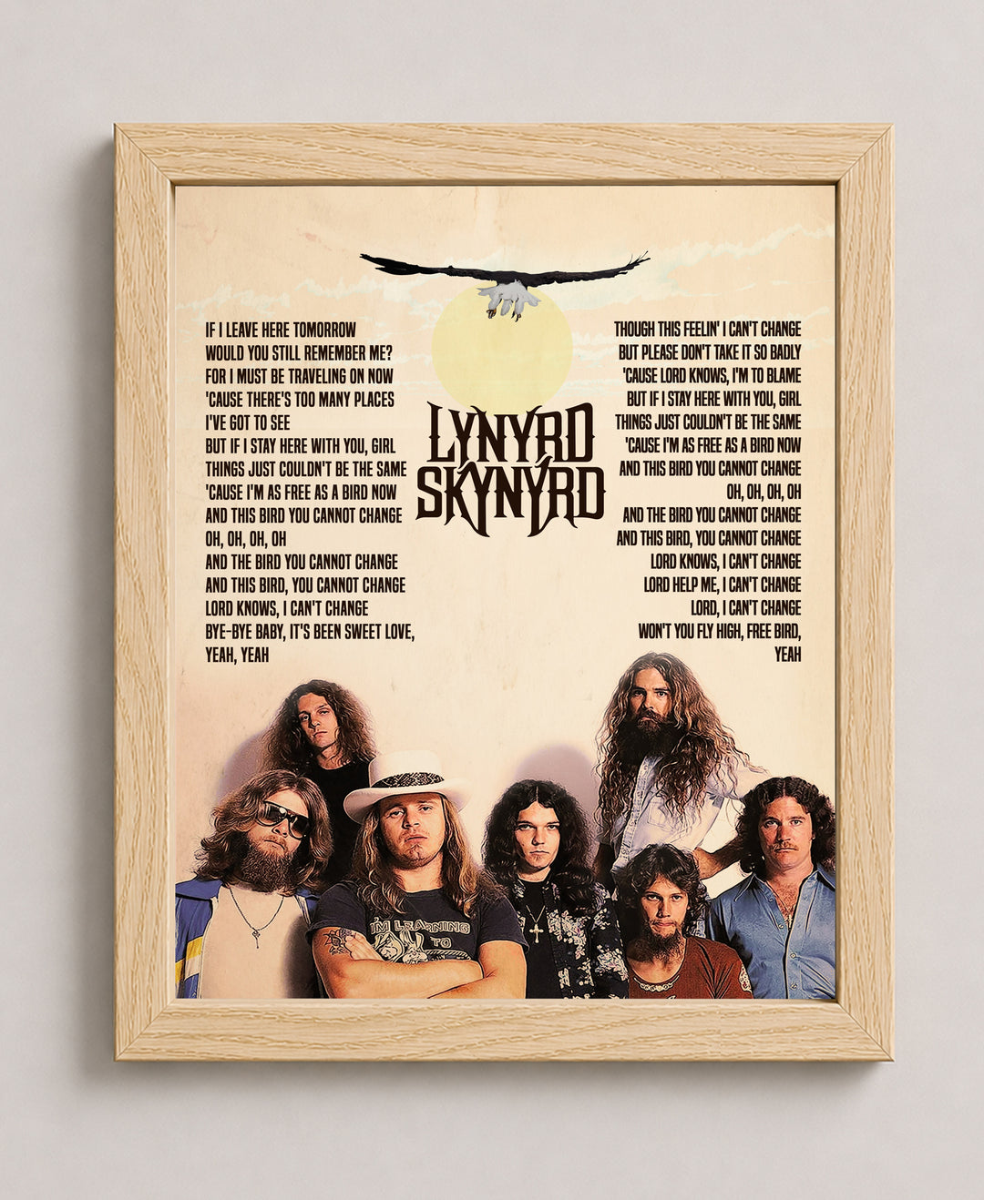 Free Bird Lynyrd Skynyrd Music Wall Art