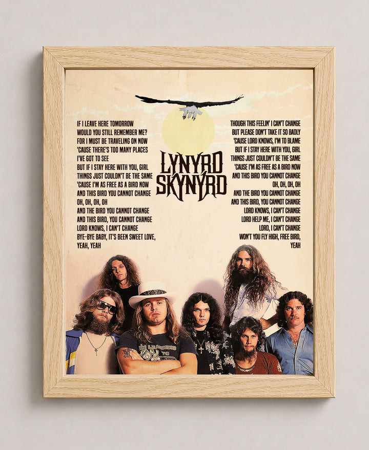 Free Bird Lynyrd Skynyrd Music Wall Art