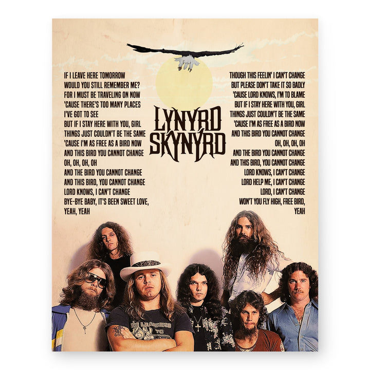 Free Bird Lynyrd Skynyrd Music Wall Art