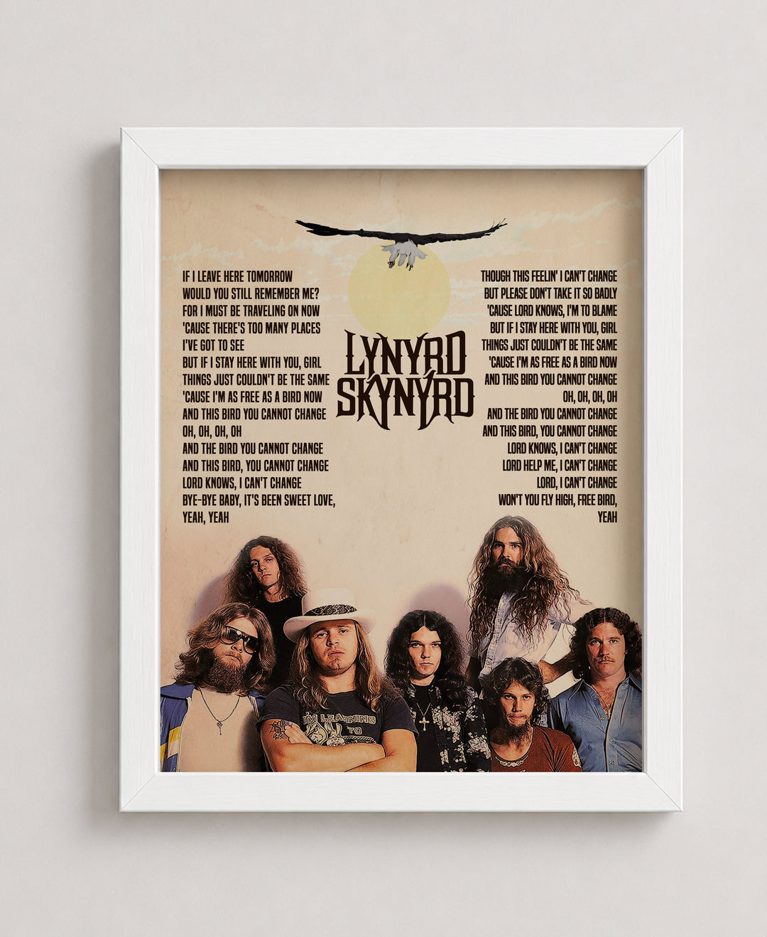Free Bird Lynyrd Skynyrd Music Wall Art