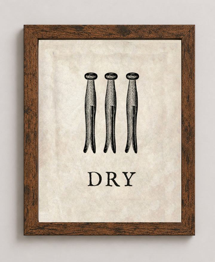 Fold Vintage Farmhouse Laundry Inspirational Wall Art