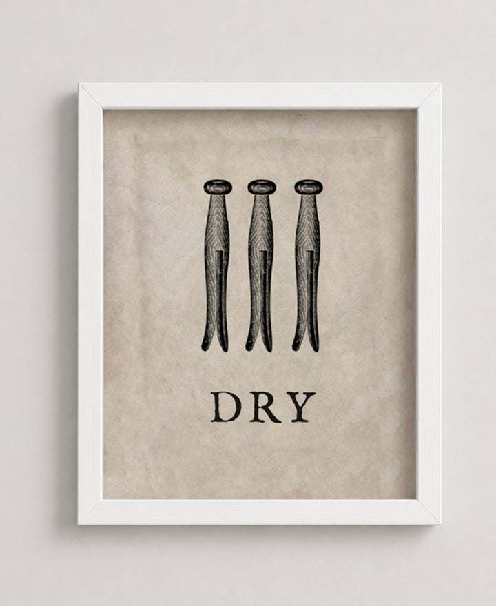 Fold Vintage Farmhouse Laundry Inspirational Wall Art