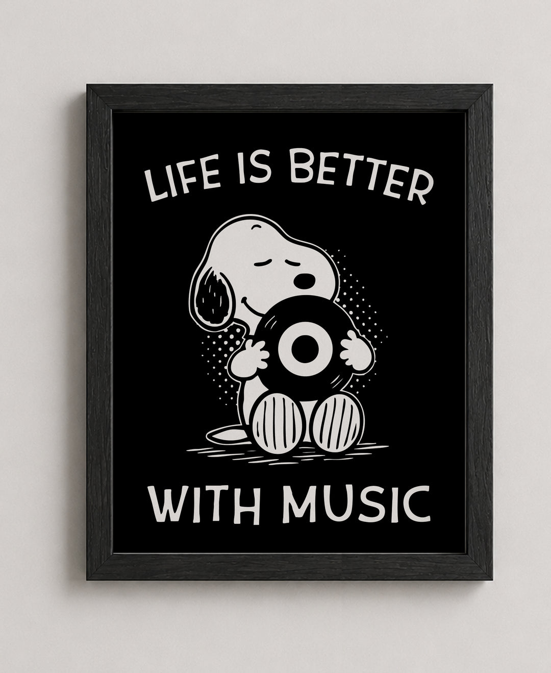 Life Is Better With Music Music Wall Art