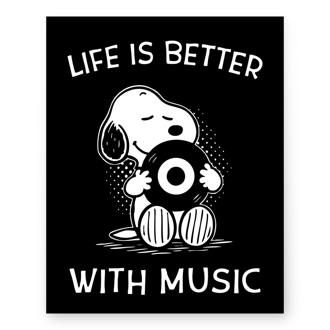 Life Is Better With Music Music Wall Art