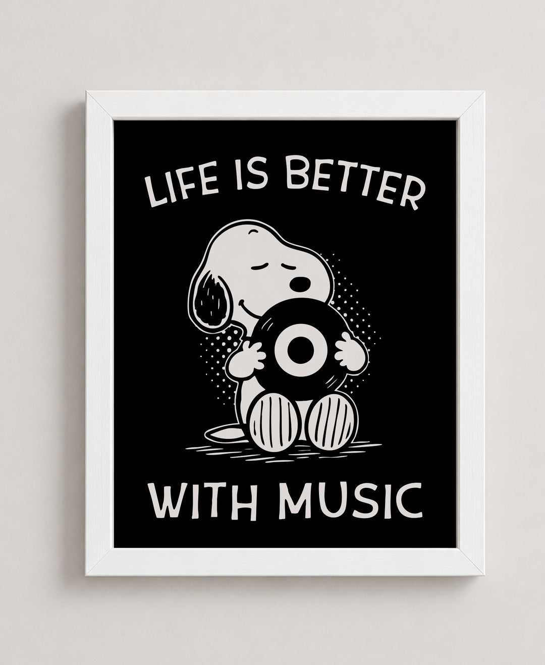 Life Is Better With Music Music Wall Art