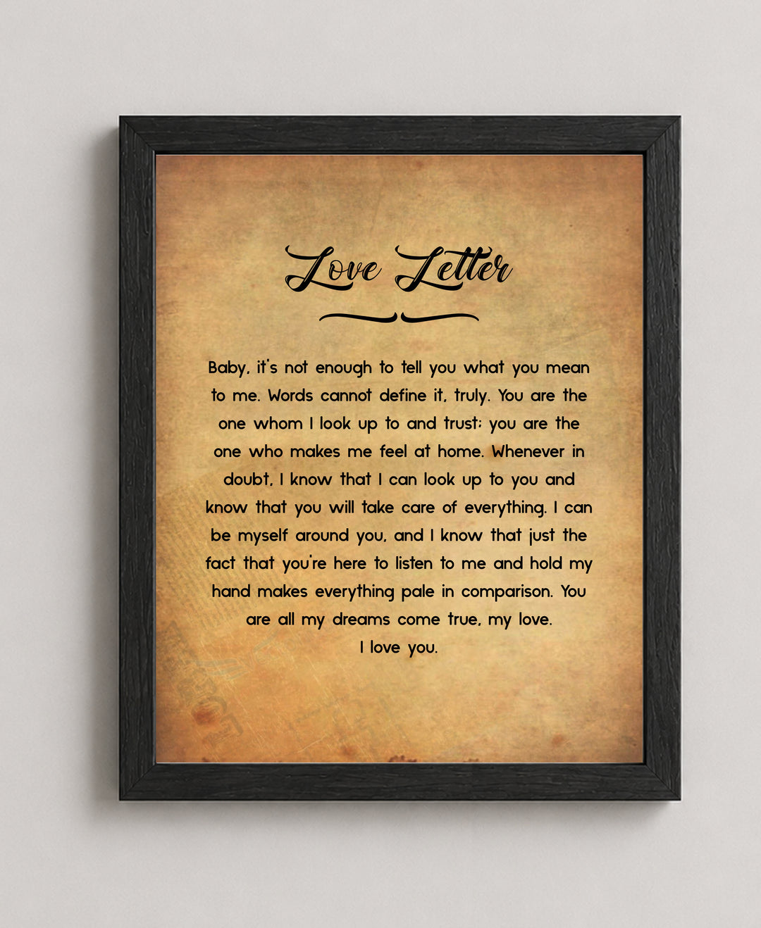 You Are My Everything Family Inspirational Wall Art