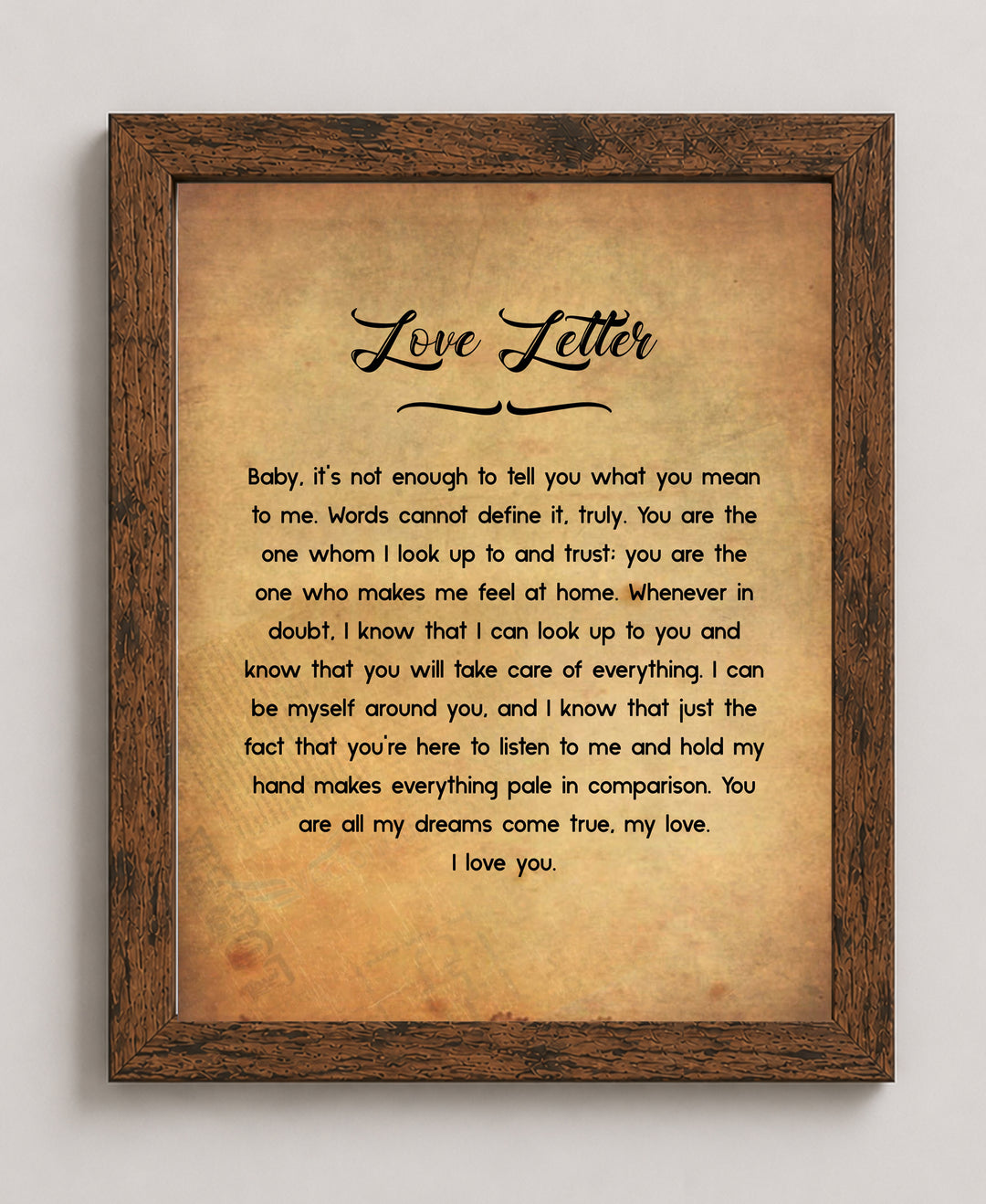 You Are My Everything Family Inspirational Wall Art