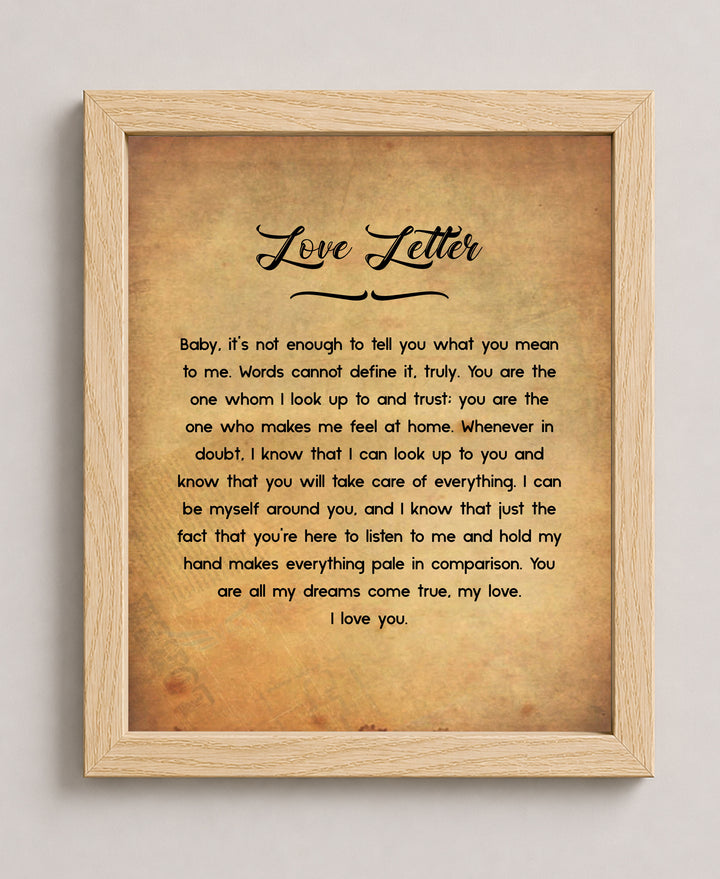 You Are My Everything Family Inspirational Wall Art