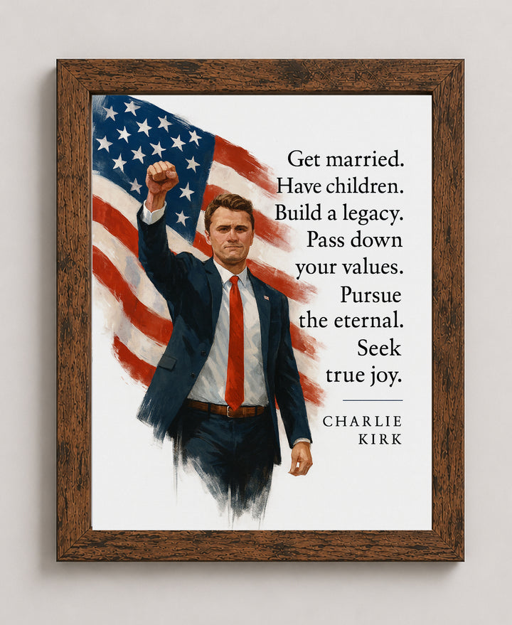 Legacy Leadership American Flag Patriotic Wall Art