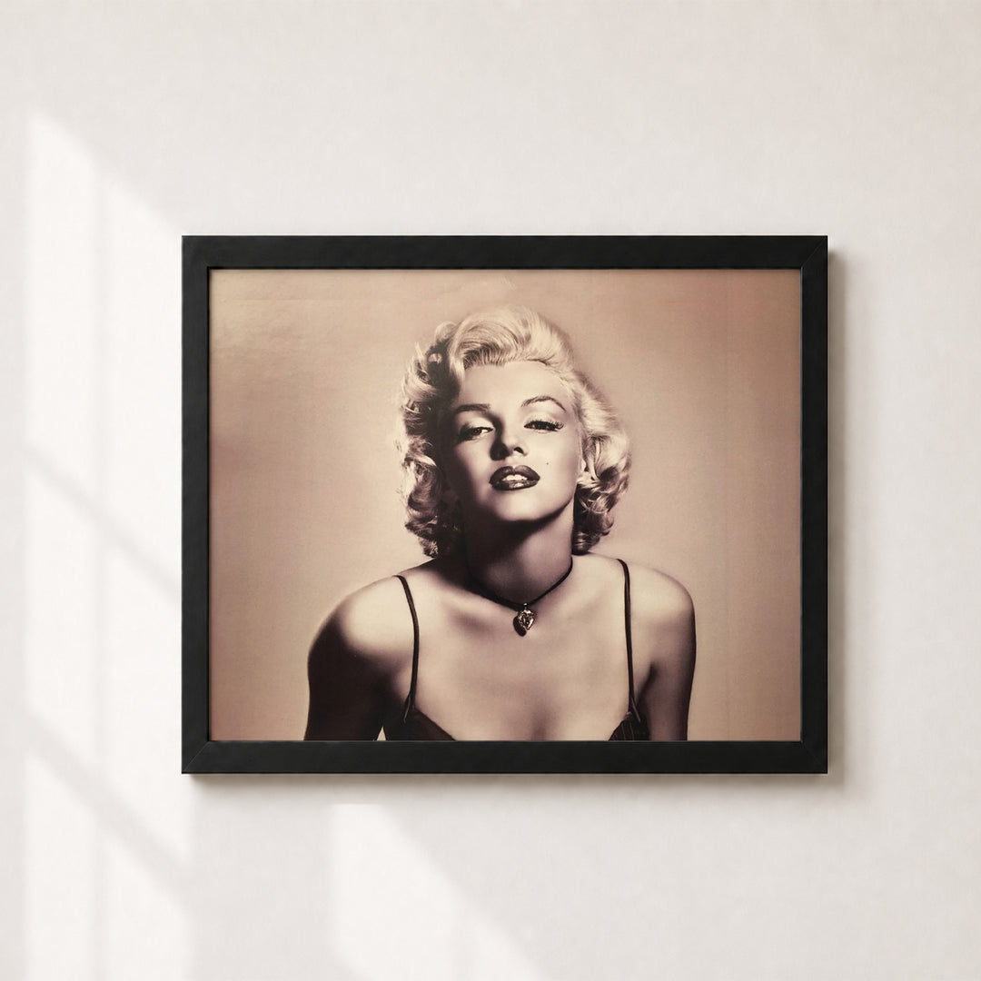 Marilyn Monroe Sultry Pose Vintage Glamour Inspirational Wall Art
