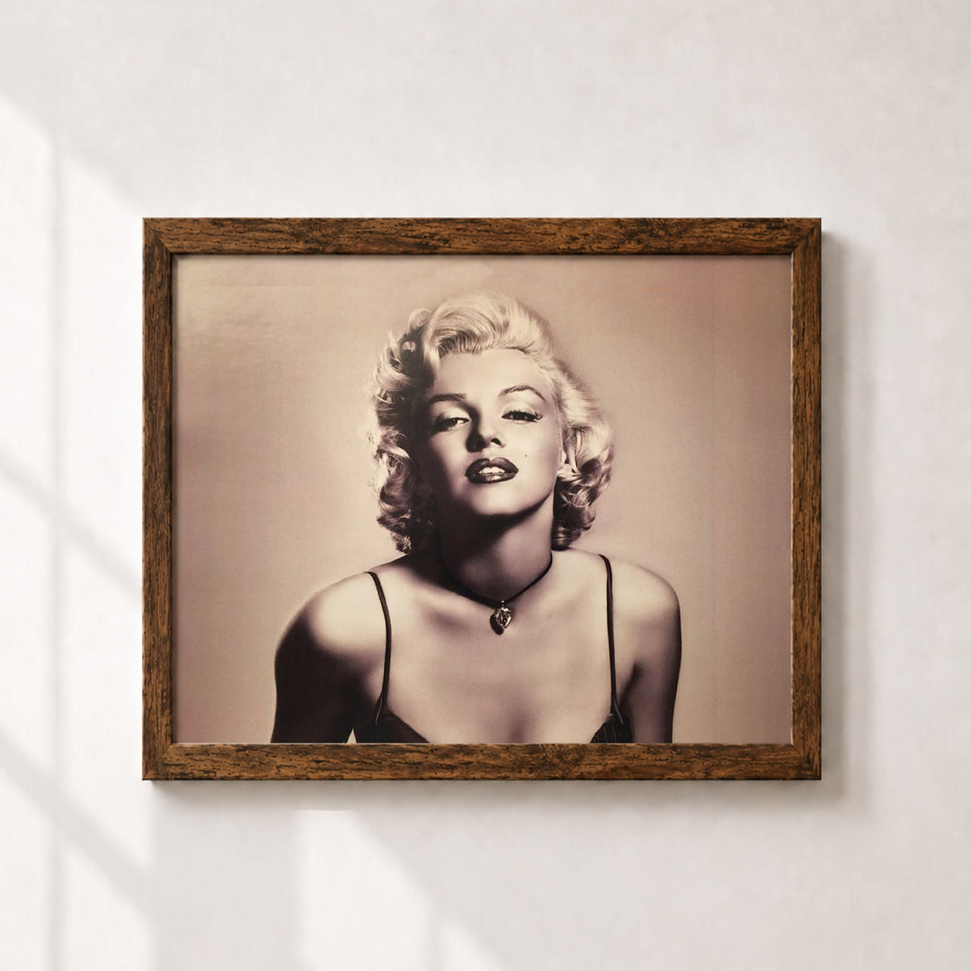 Marilyn Monroe Sultry Pose Vintage Glamour Inspirational Wall Art